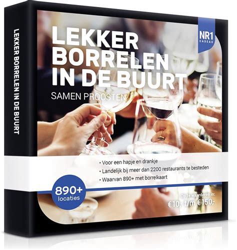 Lekker borrelen in de buurt .